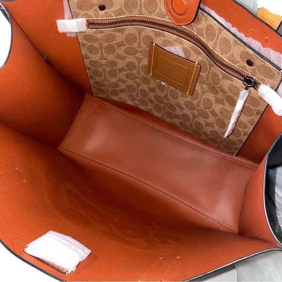 Coach leather XL Tote bag New - Picture 8 of 15